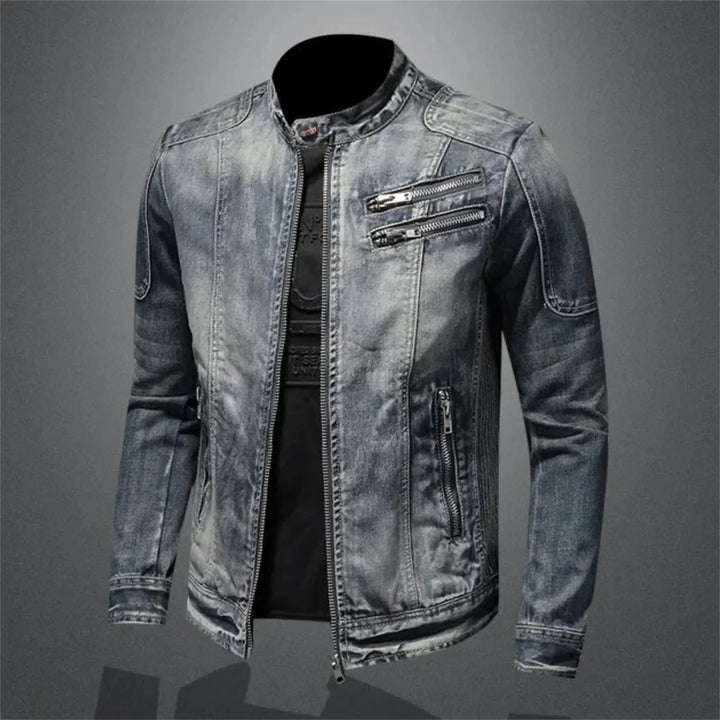 Gregoire | Classic Biker Denim Jacket
