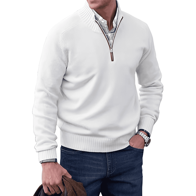 Noah - Zippered Cashmere Sweater