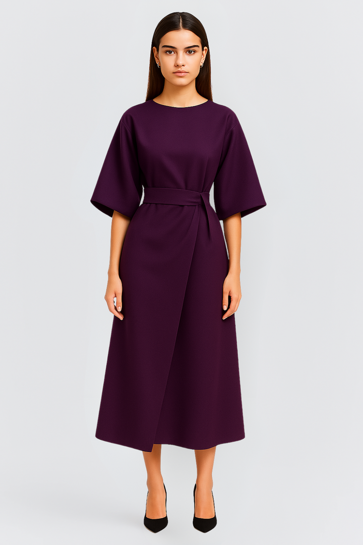 STYLEMIAL | Dress with Lantern Sleeves