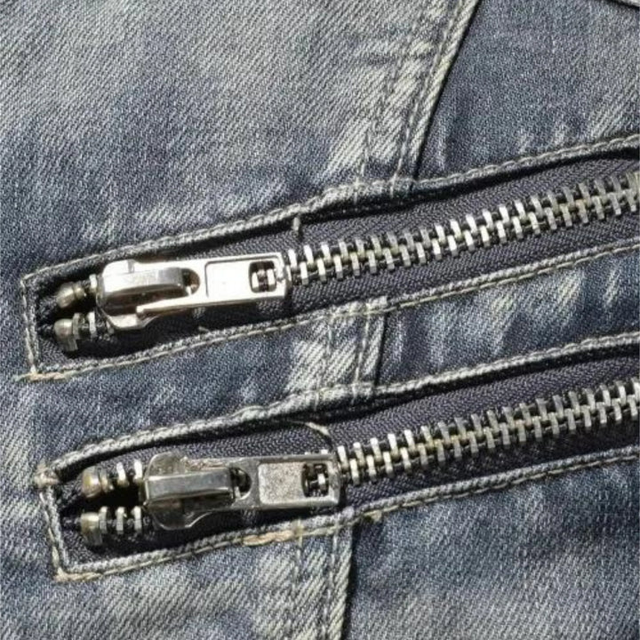 Gregoire | Classic Biker Denim Jacket