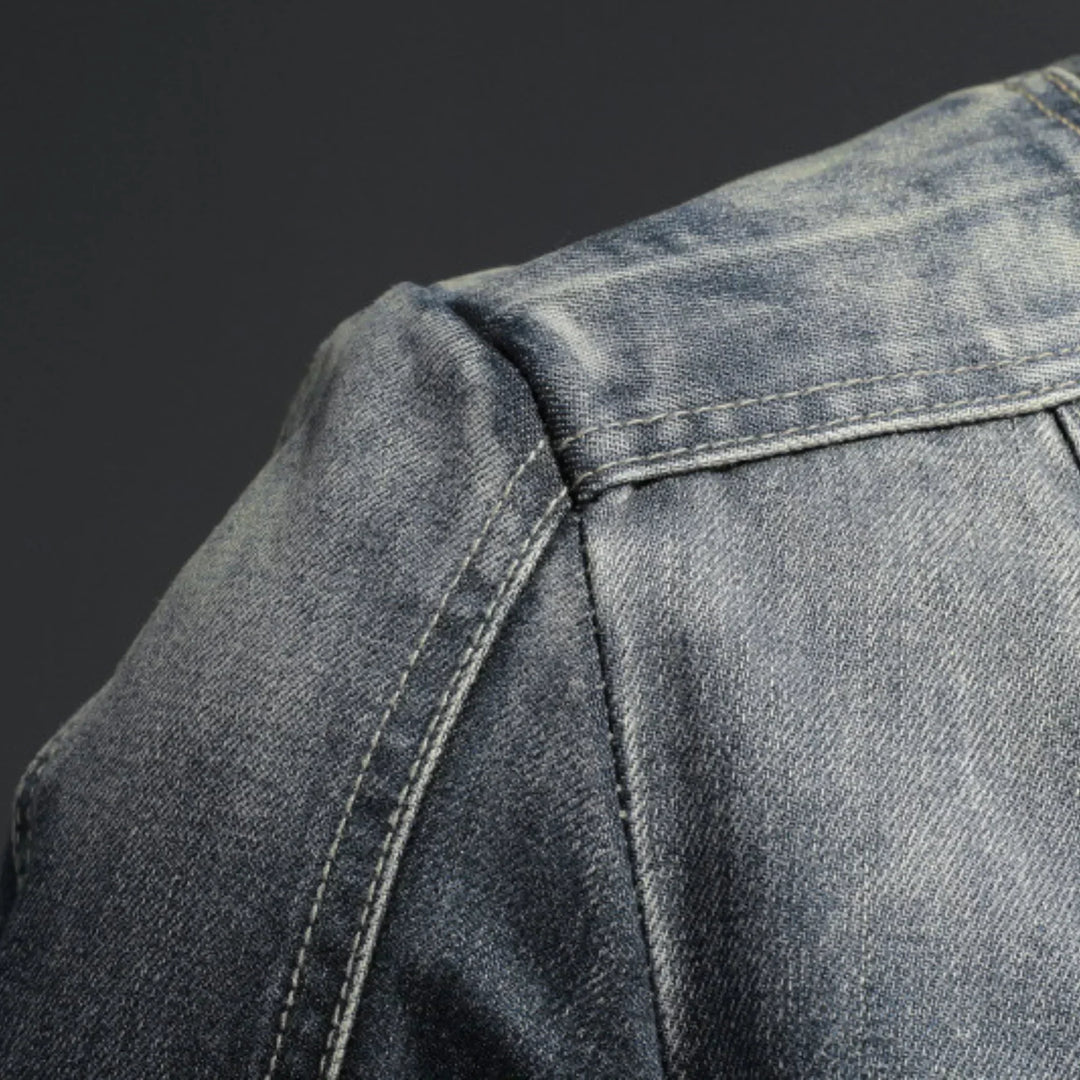Gregoire | Classic Biker Denim Jacket