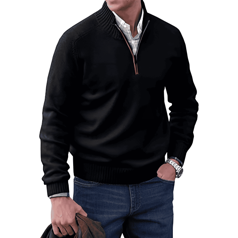Noah - Zippered Cashmere Sweater