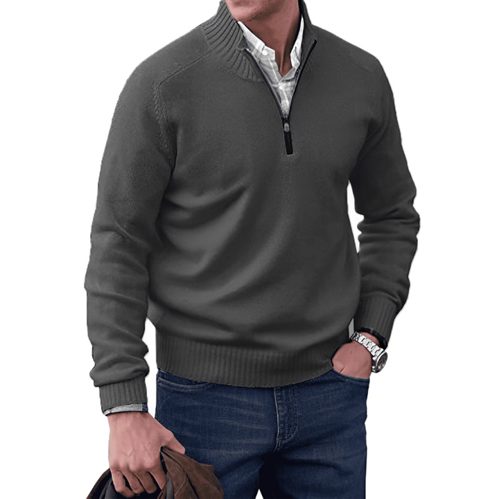 Noah - Zippered Cashmere Sweater