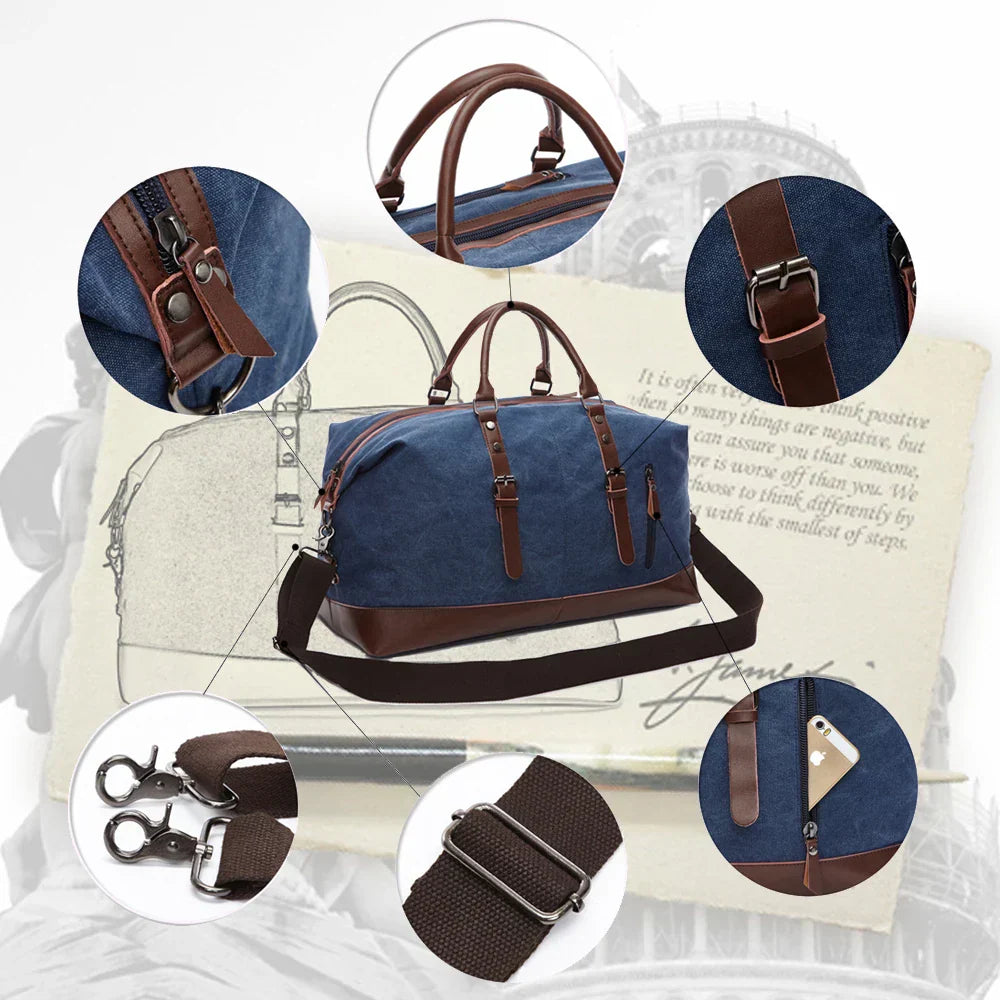 Durable Canvas Travel Tote Bags