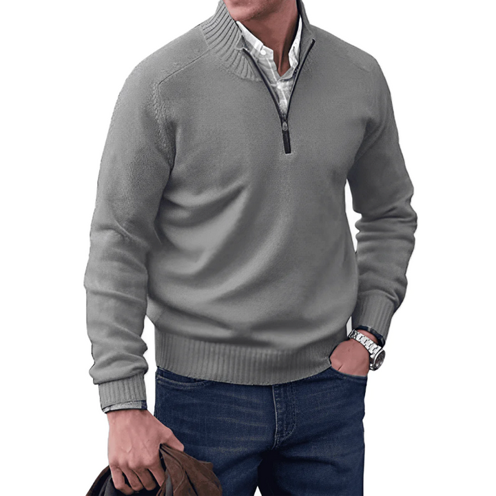Noah - Zippered Cashmere Sweater