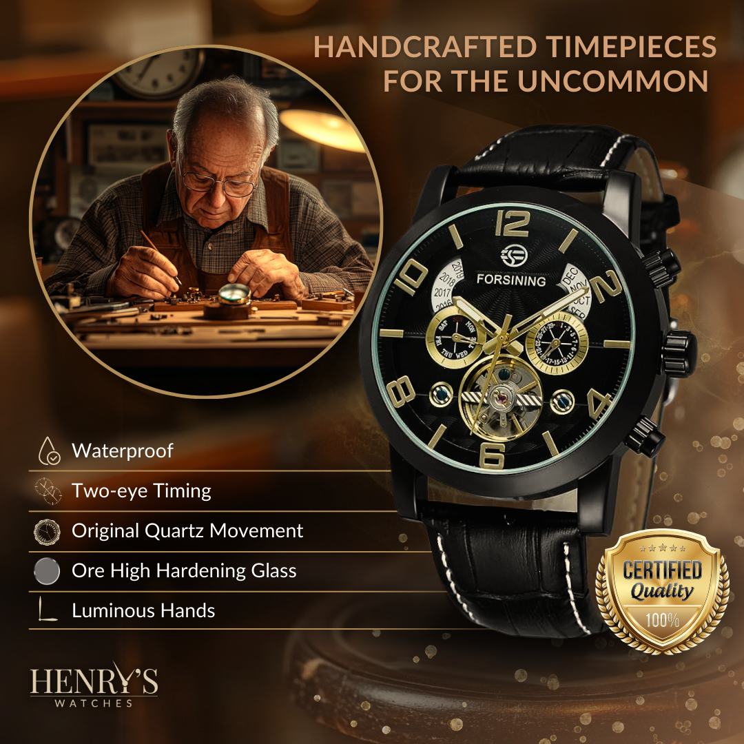 Premium Automatic Mechanical Tourbillon Watch
