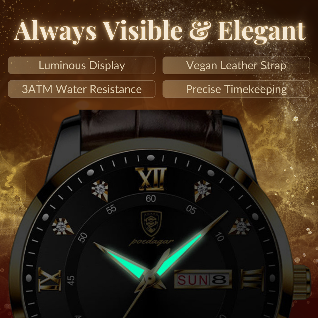 Men's Luminous Waterproof Watch