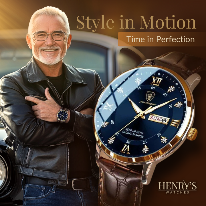 Men's Luminous Waterproof Watch