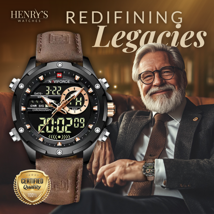 Men's Luminous Waterproof Watch