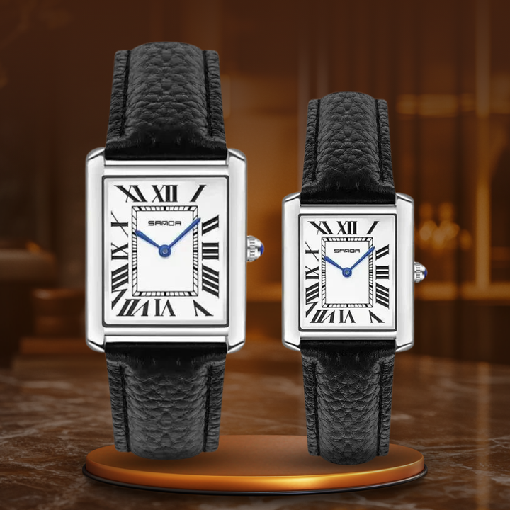 Chic Square Dial Couple Watches