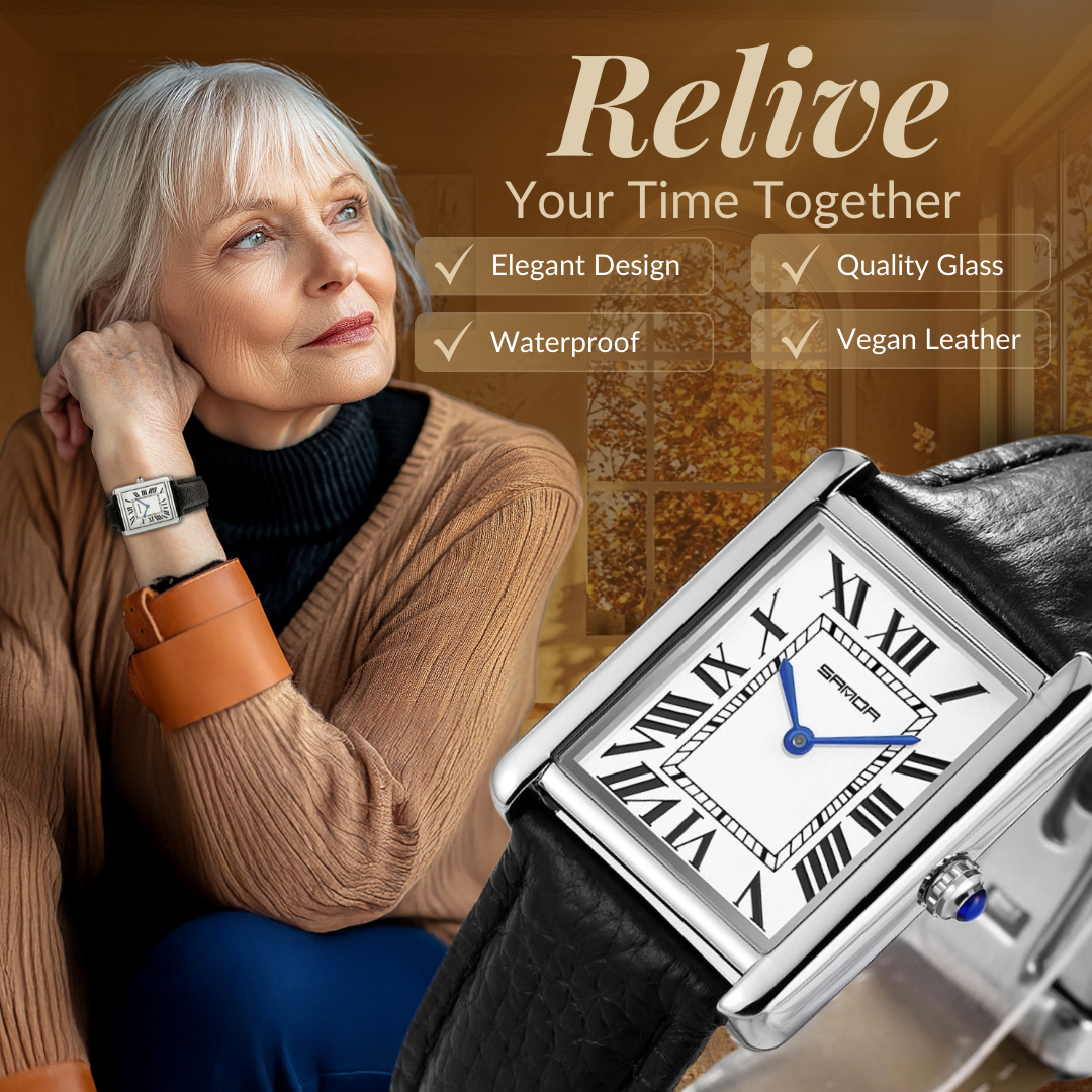 Chic Square Dial Couple Watches
