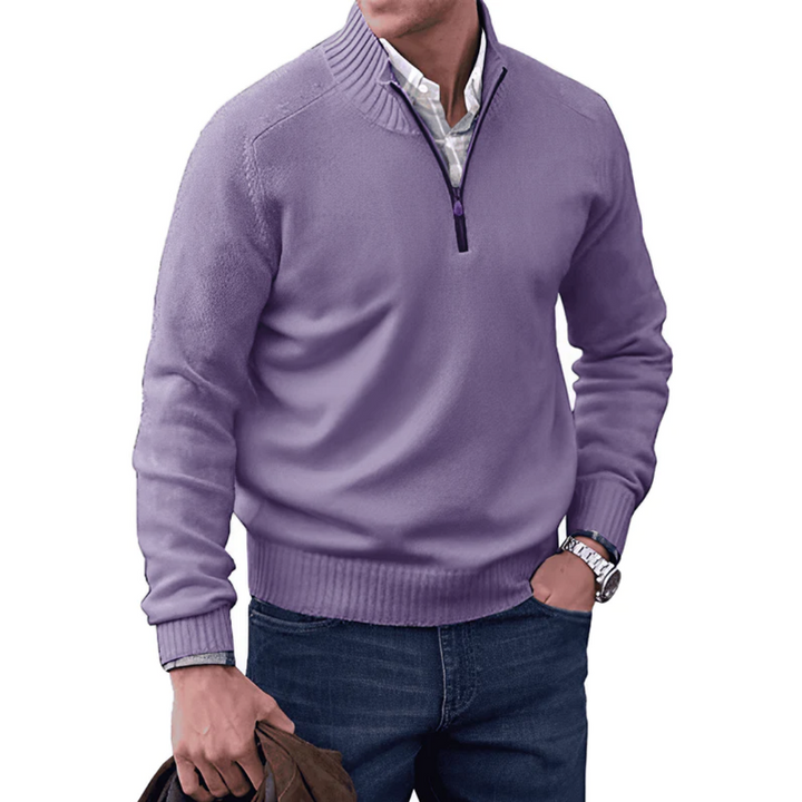 Noah - Zippered Cashmere Sweater