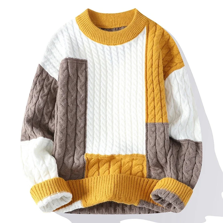 Harper™ Men's Casual Color-Block Sweater