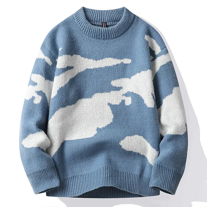 Harper™ | Men's Sweater with Cloud Design