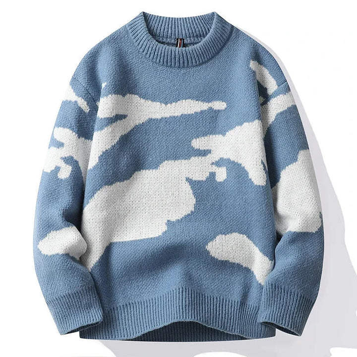 Harper™ | Men's Sweater with Cloud Design