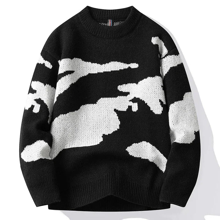 Harper™ | Men's Sweater with Cloud Design