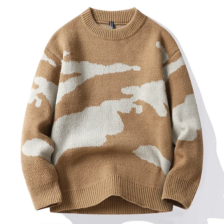 Harper™ | Men's Sweater with Cloud Design