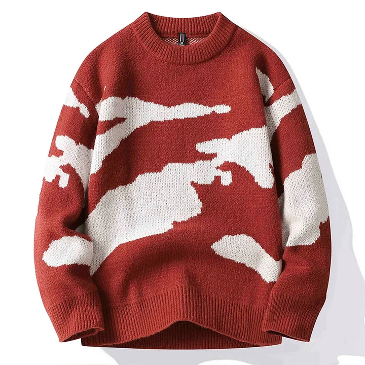 Harper™ | Men's Sweater with Cloud Design