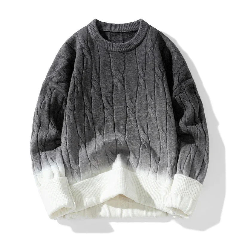 Harper™ | Men's Thick Gradient Knit Sweater