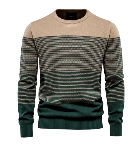 Theodore | Men's Sweater with Shirt Collar