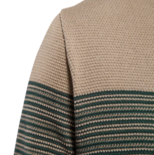 Theodore | Men's Sweater with Shirt Collar
