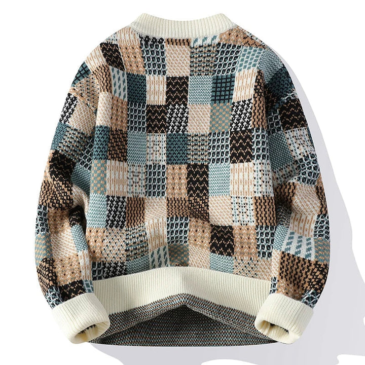 Harper™ | Men's Casual Patchwork Sweater