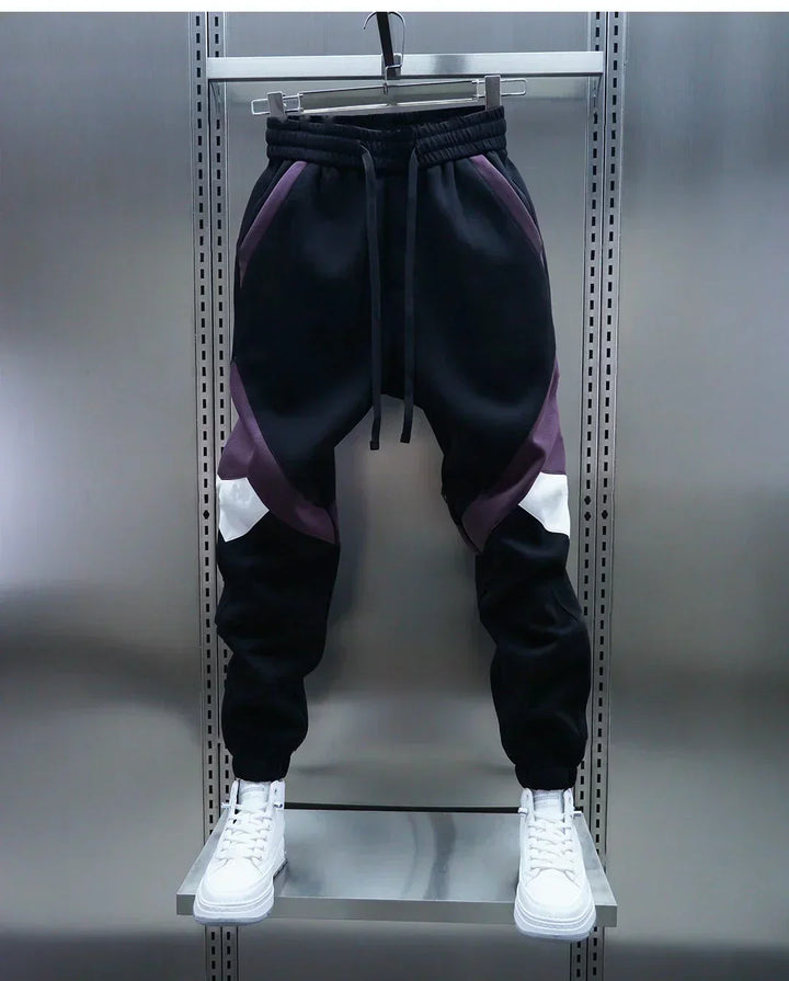 Casual Paneled Trousers