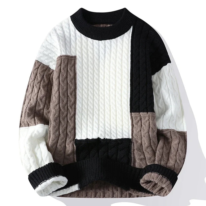 Harper™ Men's Casual Color-Block Sweater