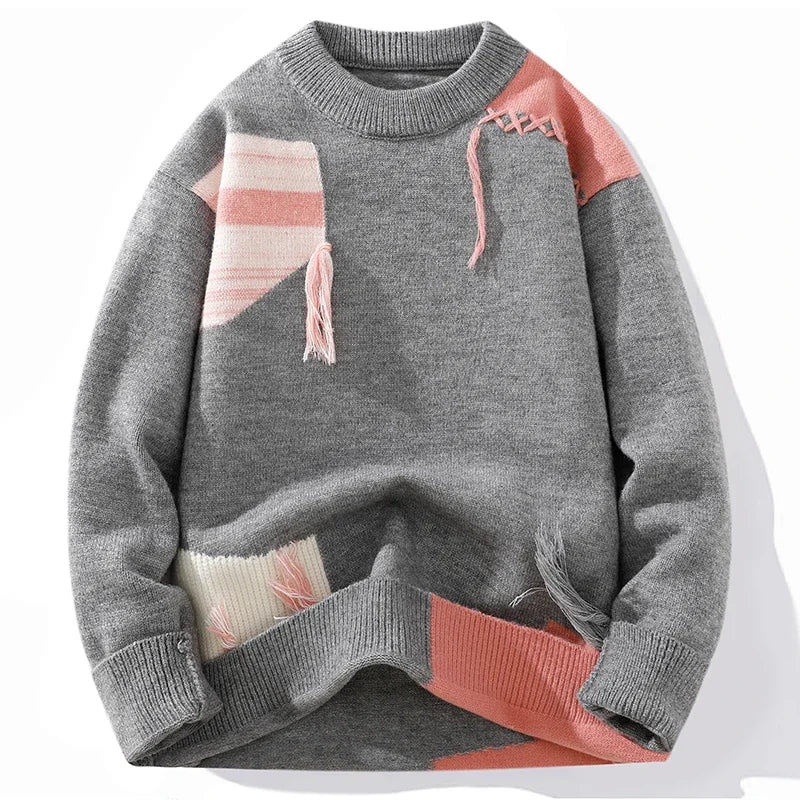 Harper™ Men's Casual Color-Blocked Sweater