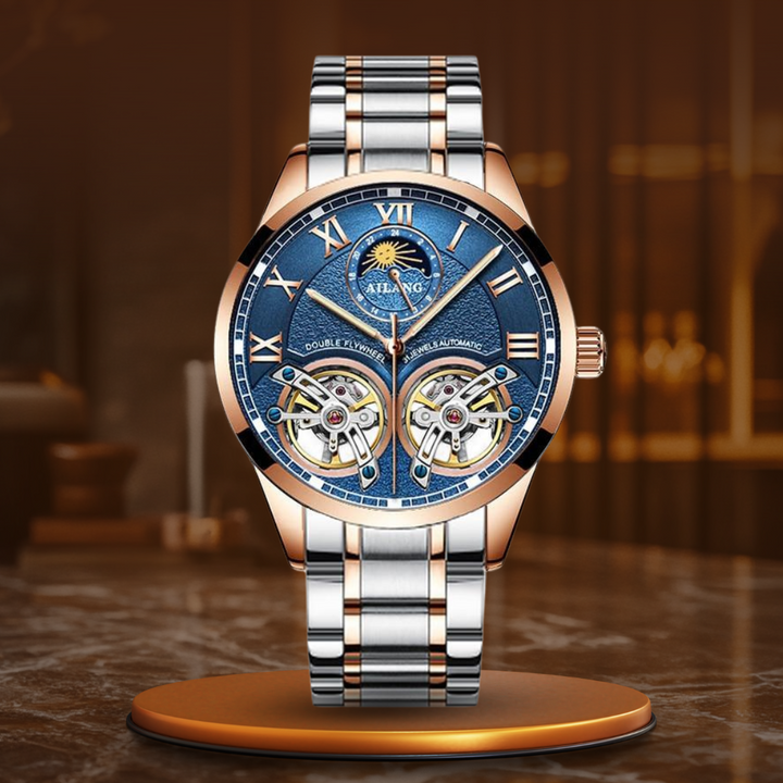 Tourbillon-Inspired Mechanical Business Watch