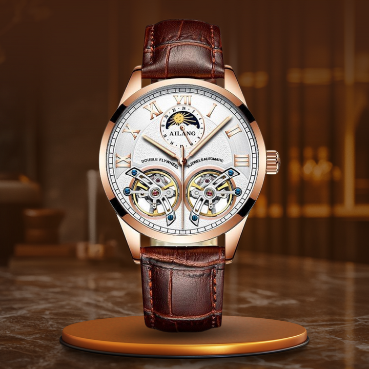 Tourbillon-Inspired Mechanical Business Watch