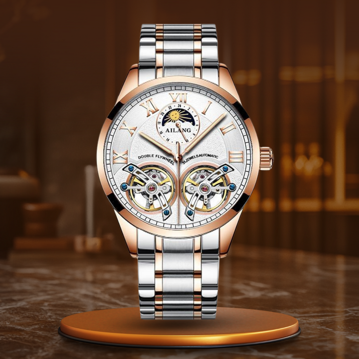 Tourbillon-Inspired Mechanical Business Watch
