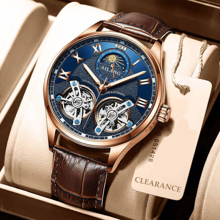 Tourbillon-Inspired Mechanical Business Watch