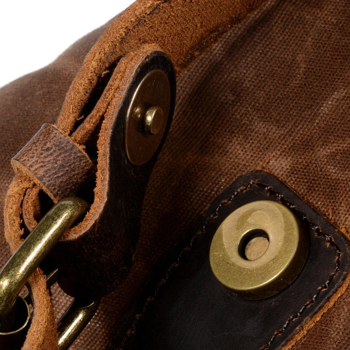 Canvas and Leather Sander Backpack