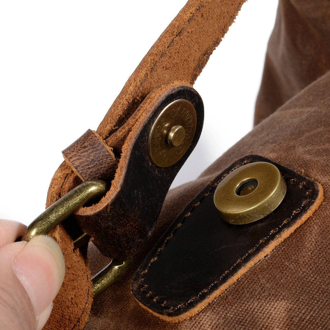 Canvas and Leather Sander Backpack