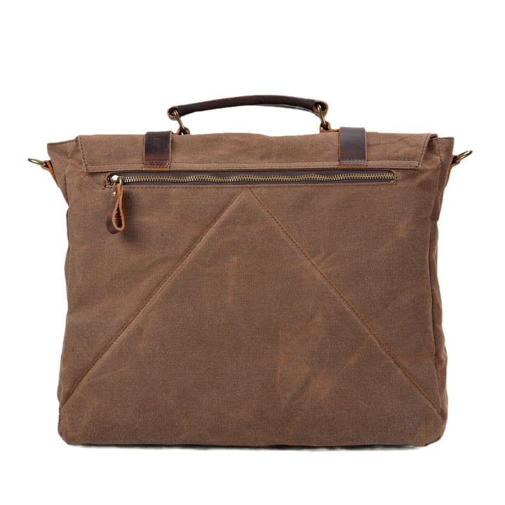 Broden Canvas and Leather Messenger Bag