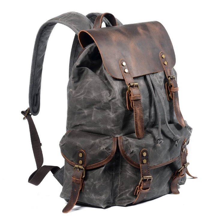 Canvas and Leather Sander Backpack