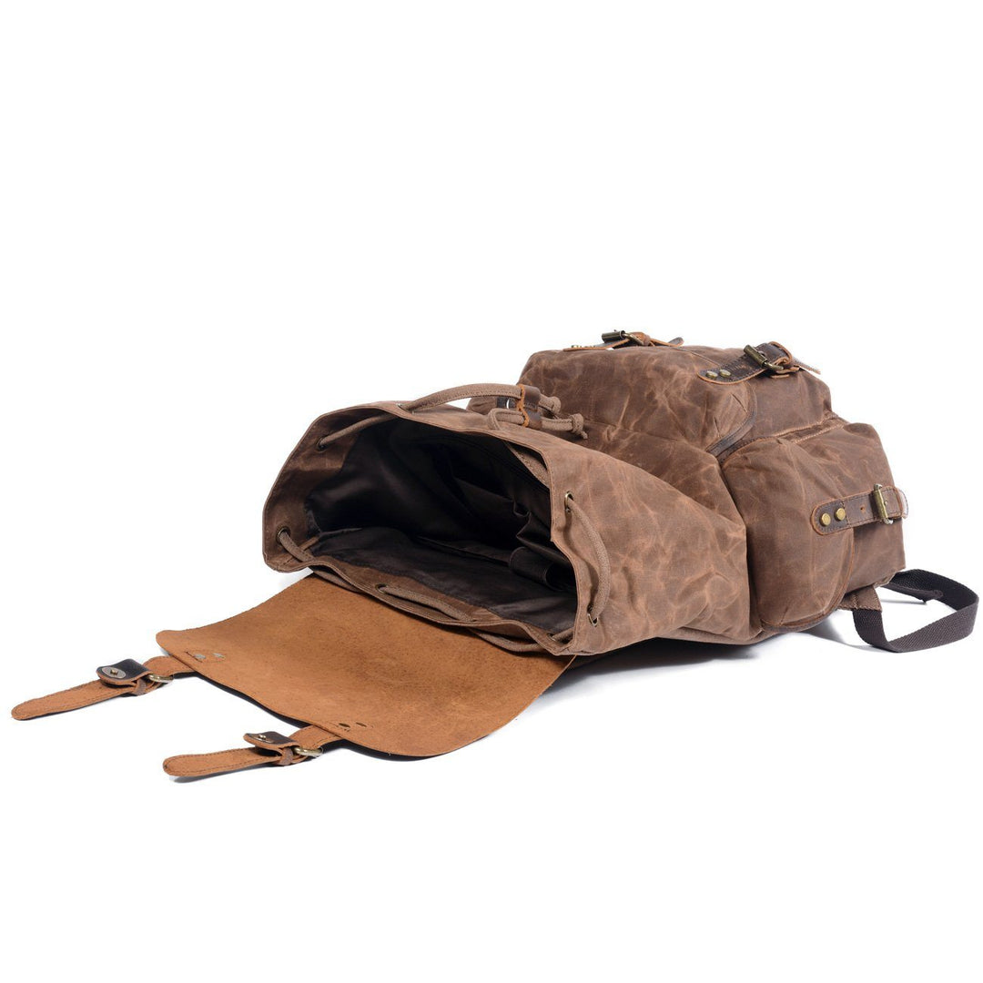 Canvas and Leather Sander Backpack