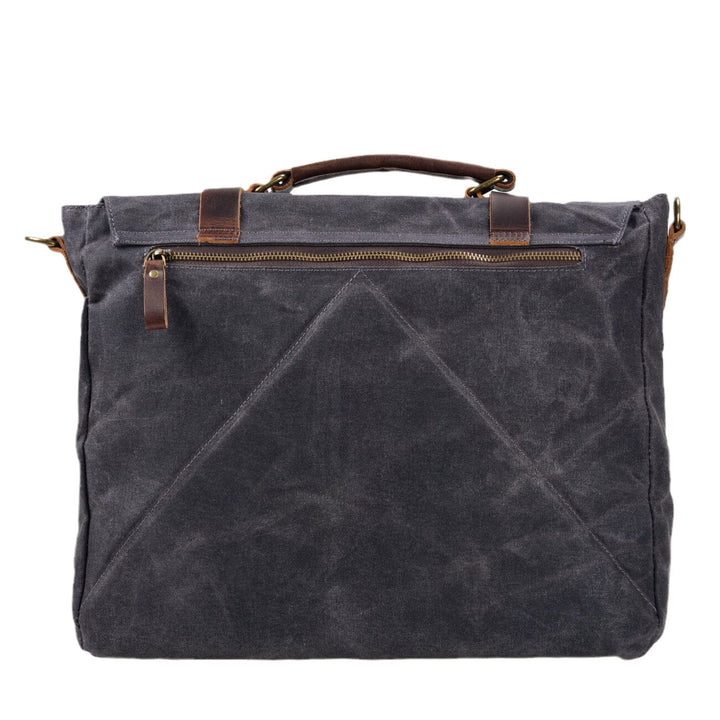Broden Canvas and Leather Messenger Bag