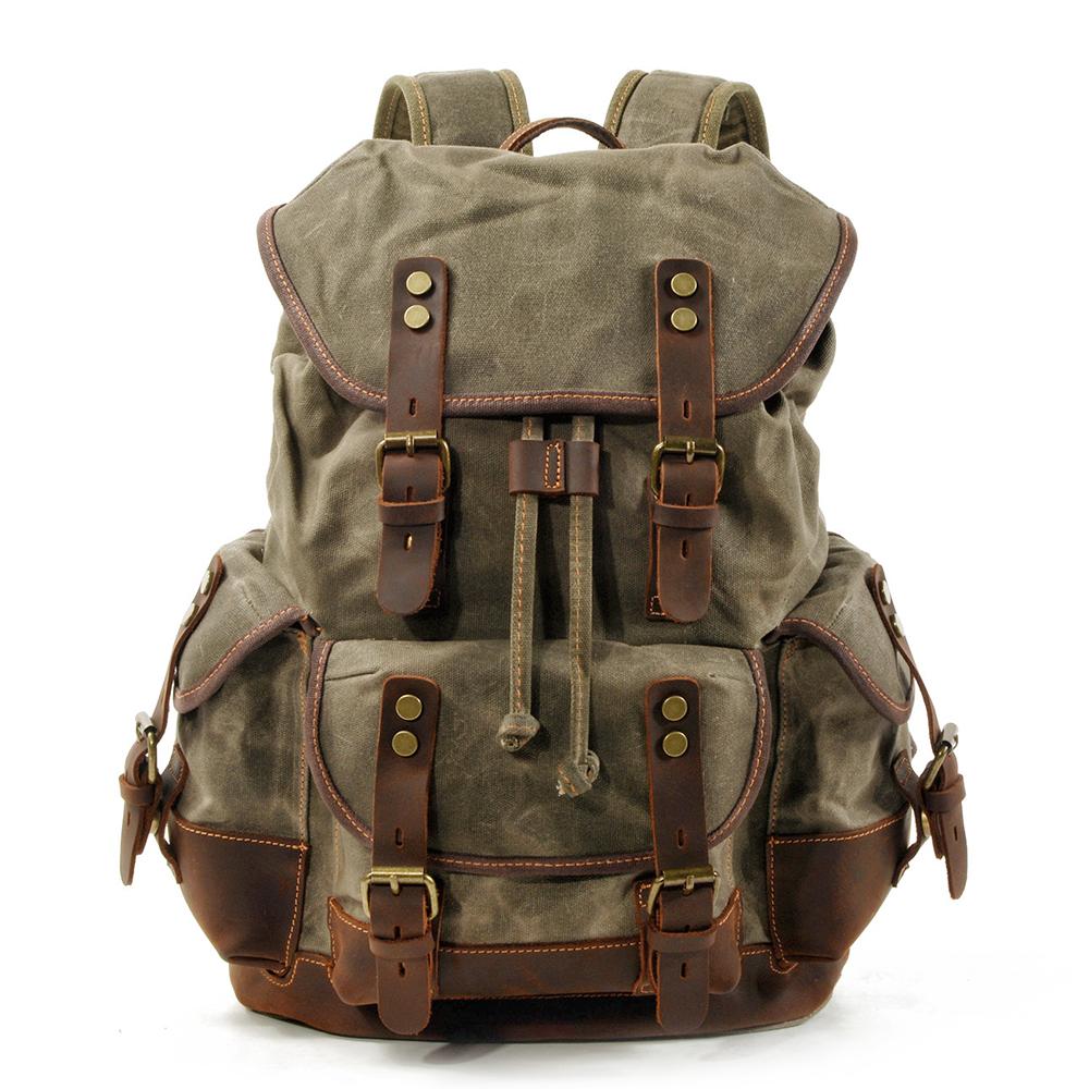 Durable Canvas Hiking Backpack