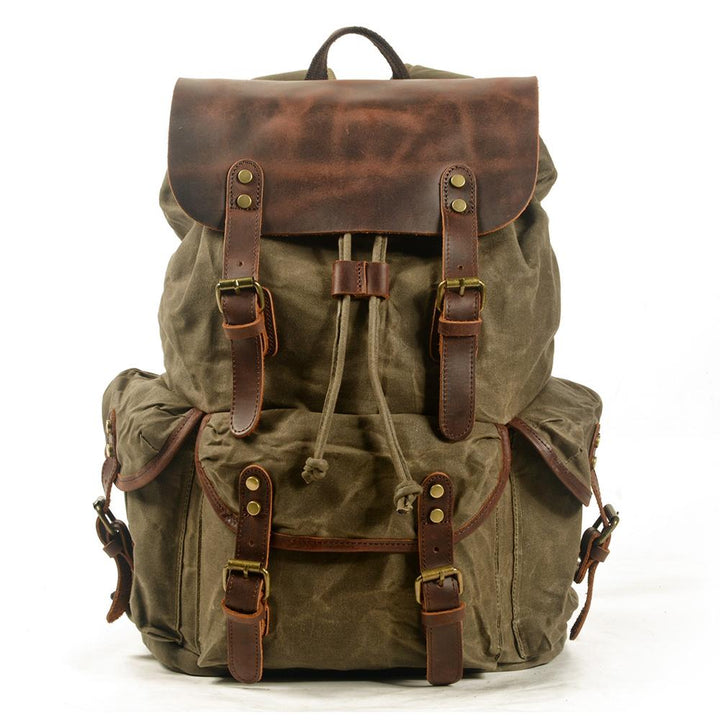 Canvas and Leather Sander Backpack