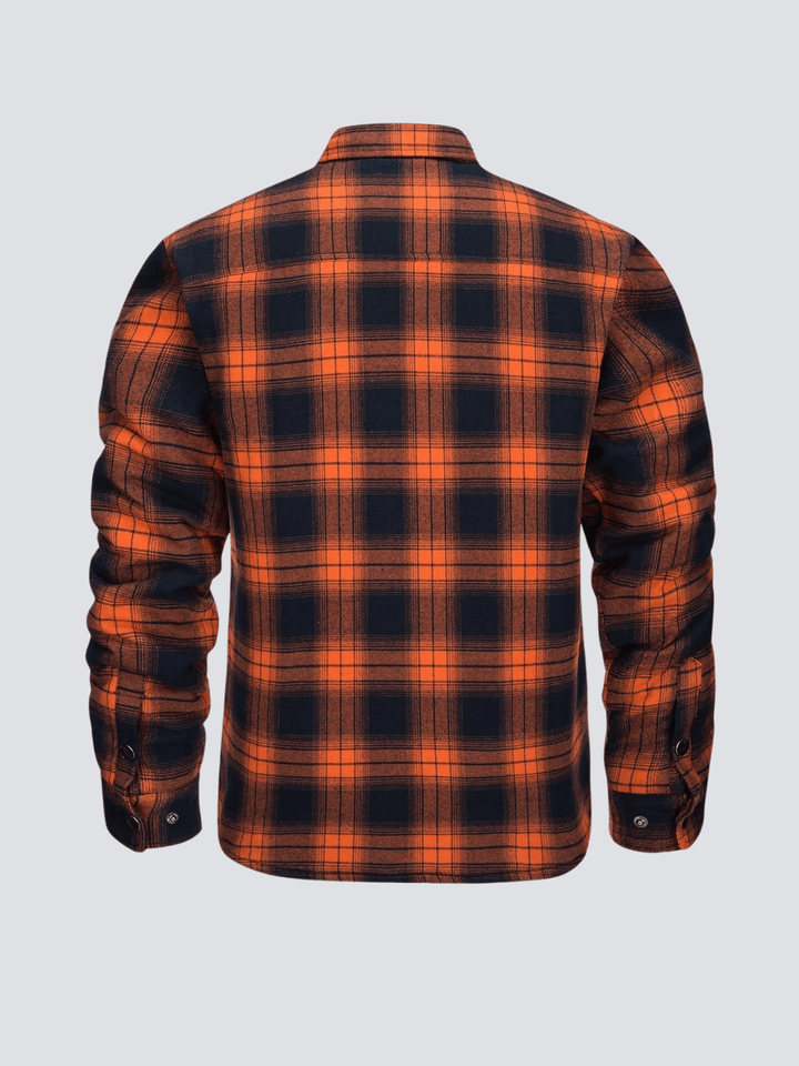 Iver - Striped Flannel Coat