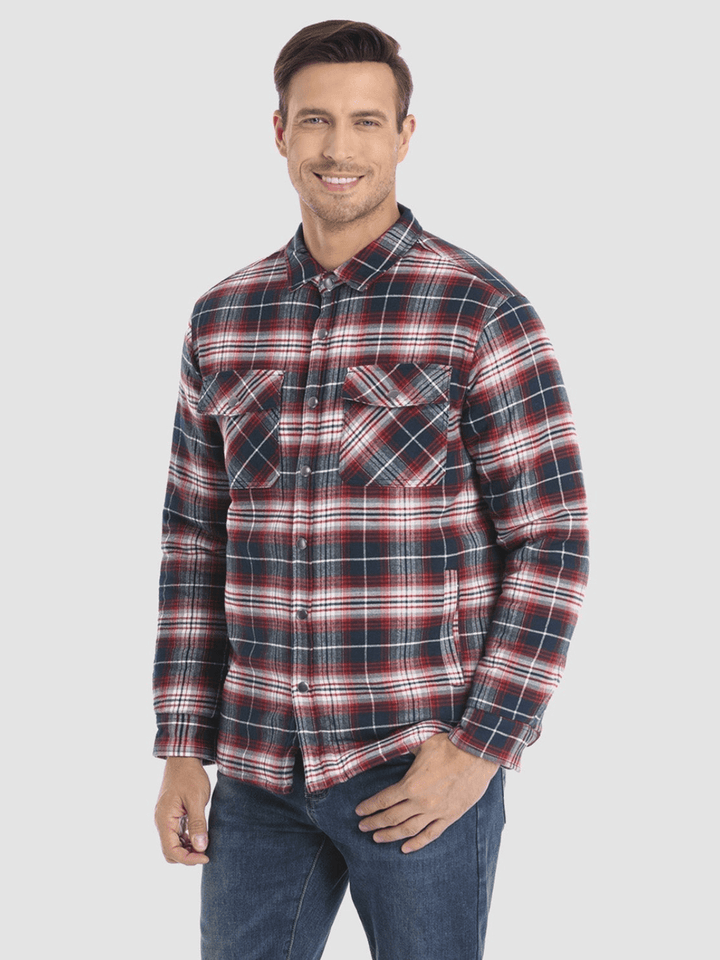 Iver - Striped Flannel Coat