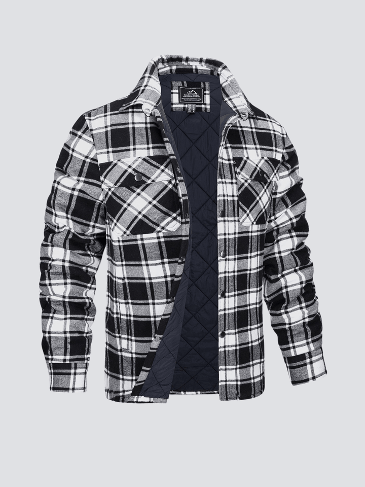 Iver - Striped Flannel Coat