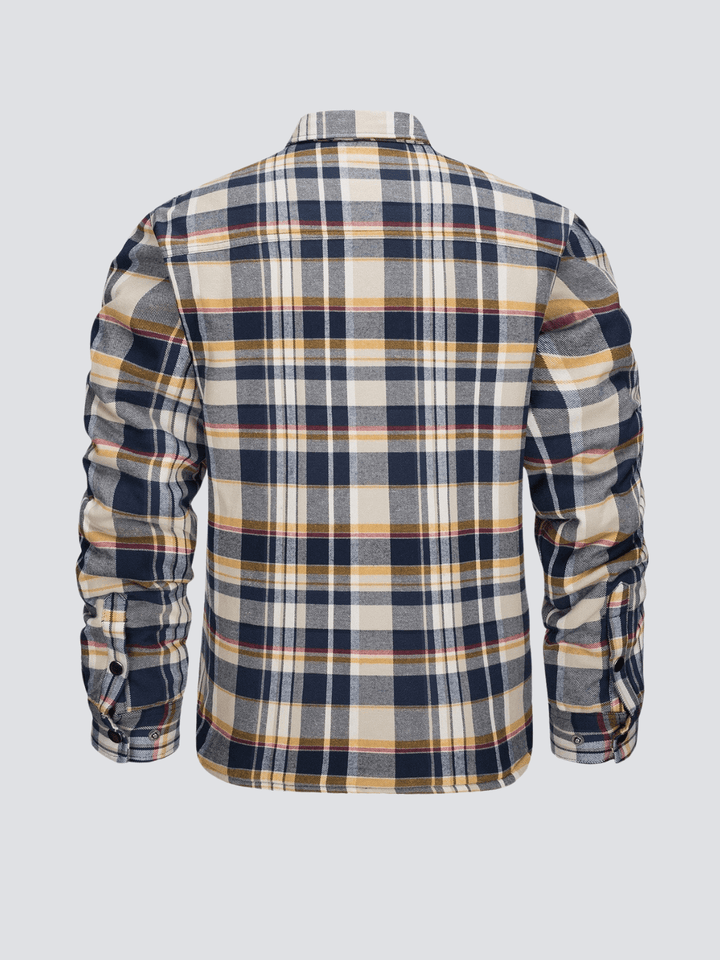 Iver - Striped Flannel Coat