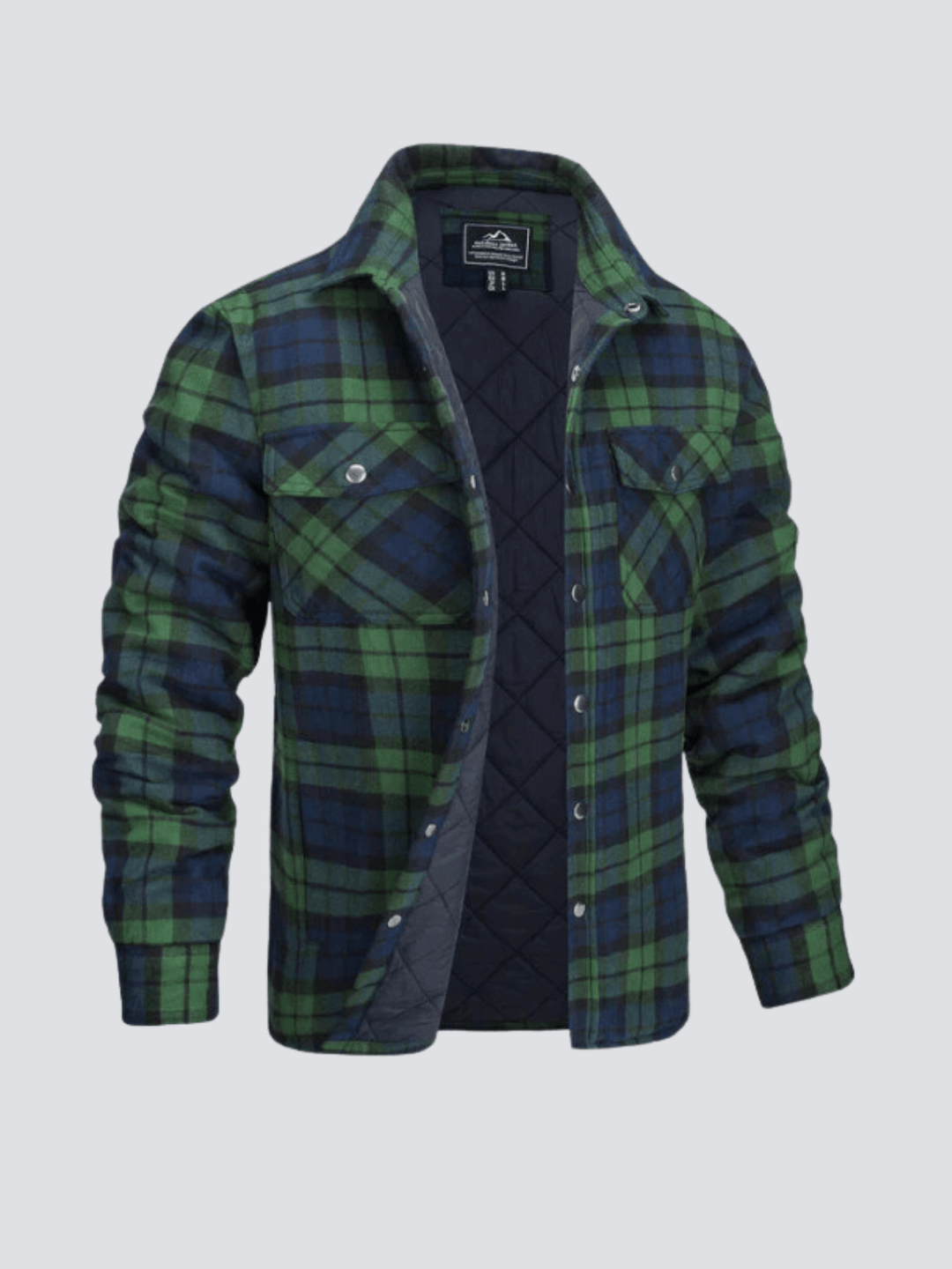Iver - Striped Flannel Coat