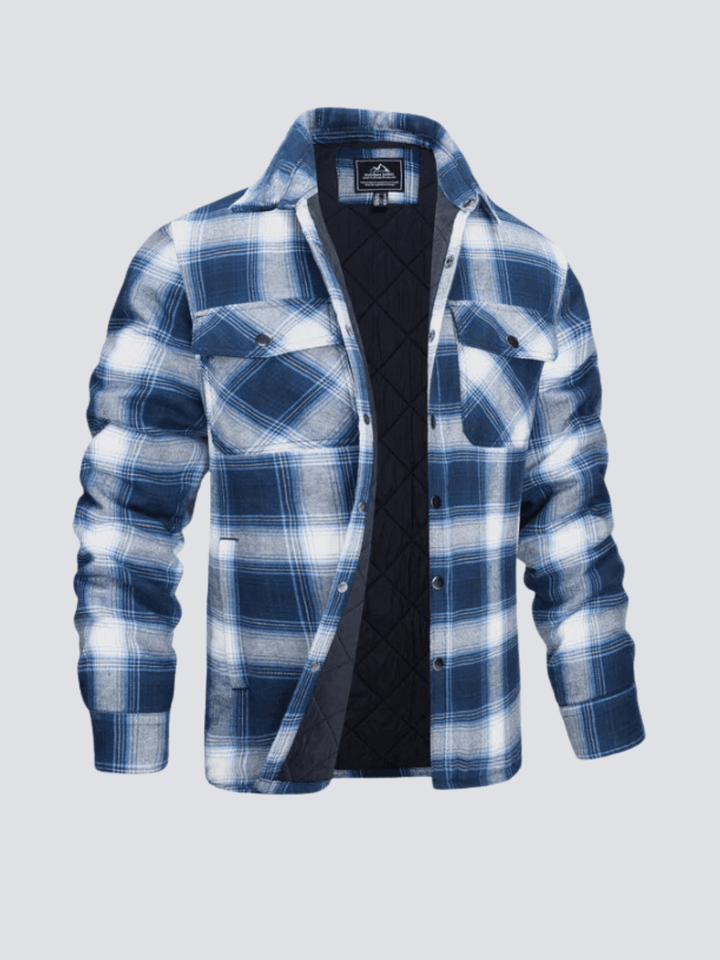 Iver - Striped Flannel Coat