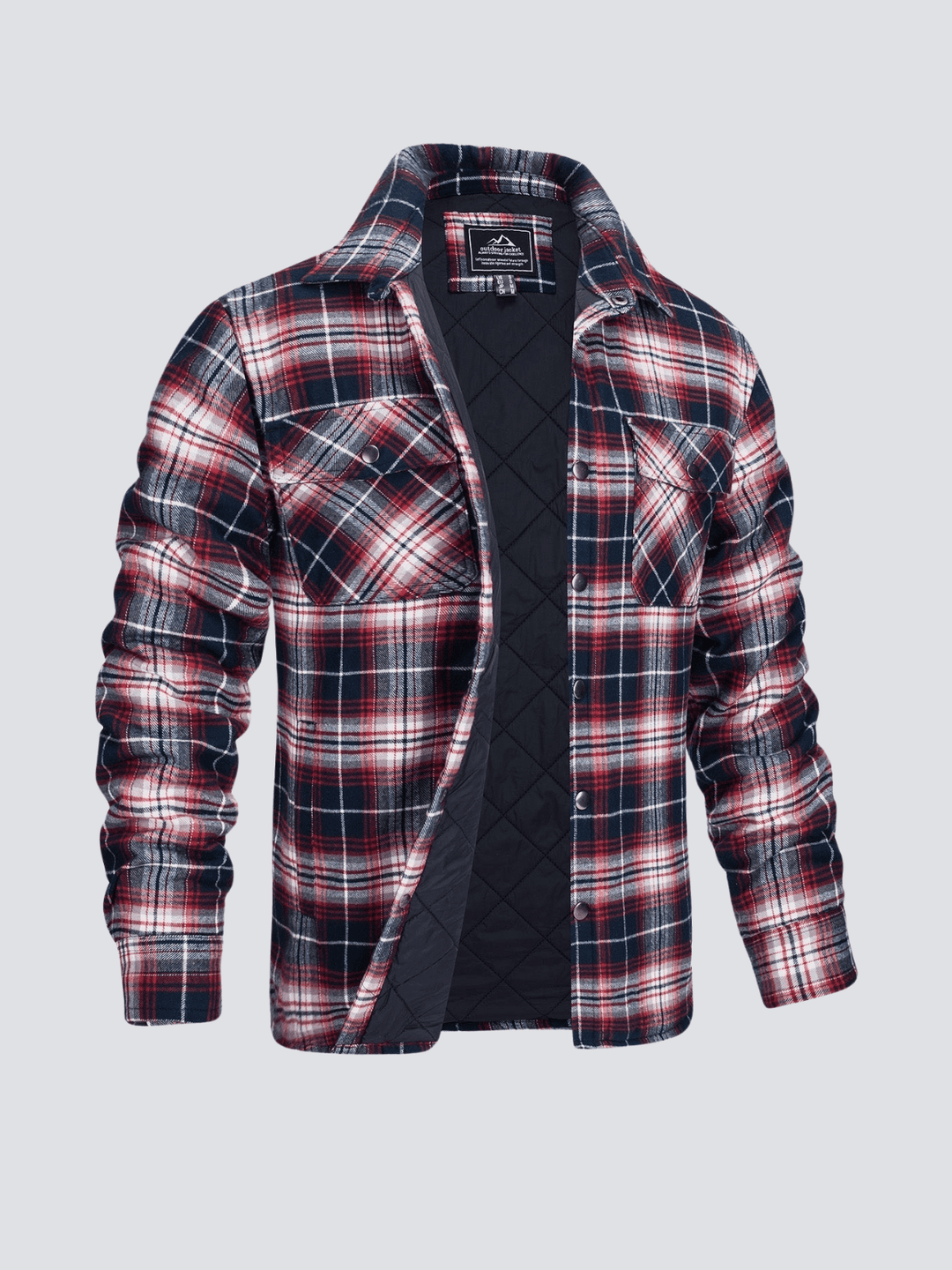 Iver - Striped Flannel Coat
