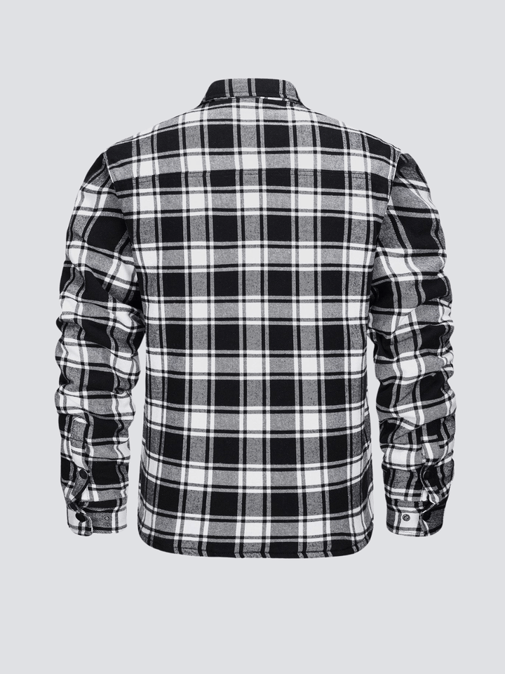 Iver - Striped Flannel Coat