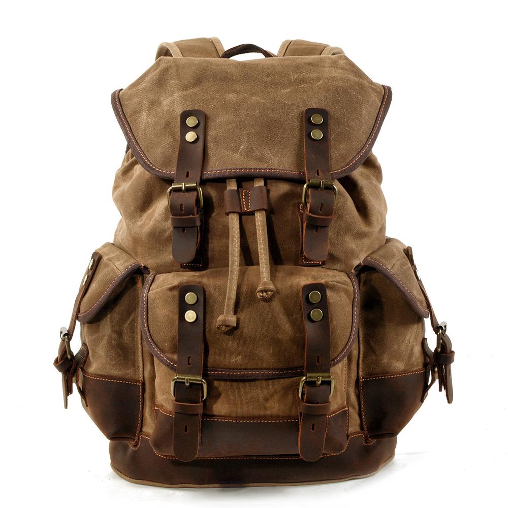 Brody Canvas Hiking Backpack